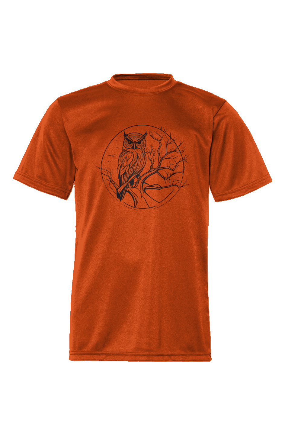 Owl front - basket backgYouth Performance T-Shirt