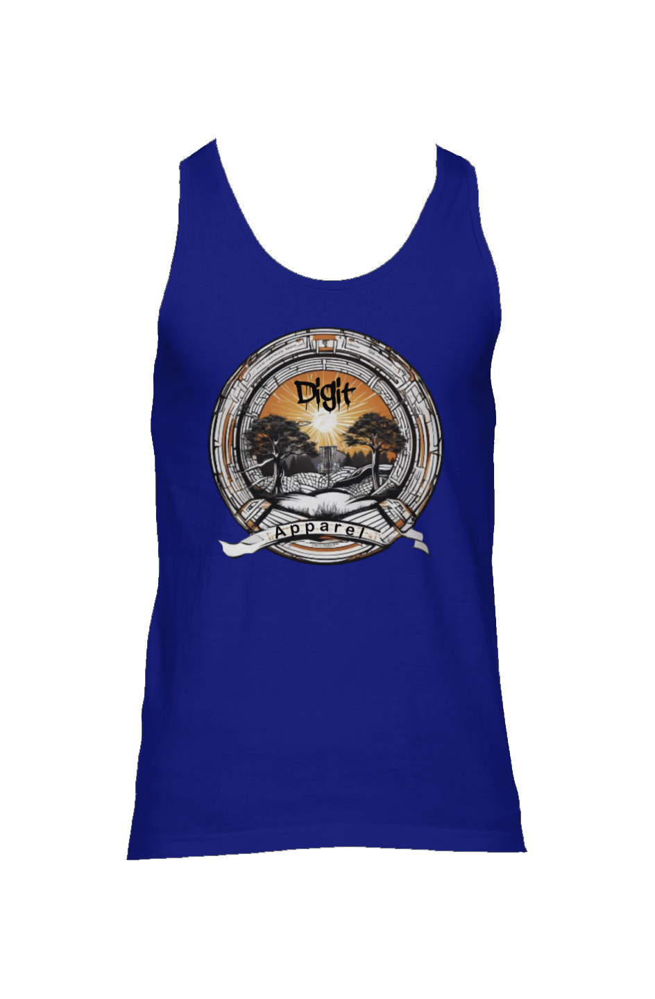 Utopian Basket front / DA basket back American Apparel Unisex Jersey Tank