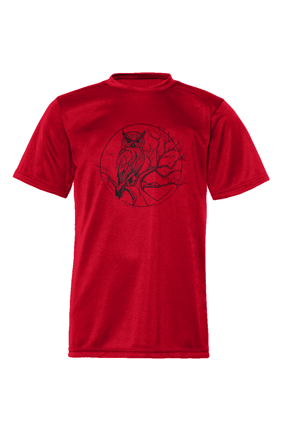 Owl front - basket backgYouth Performance T-Shirt