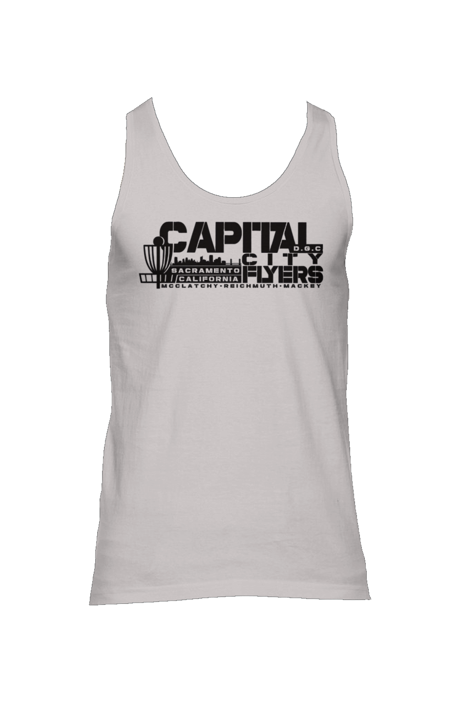C.C.F. Front / Spirit basket back American Apparel Unisex Jersey Tank
